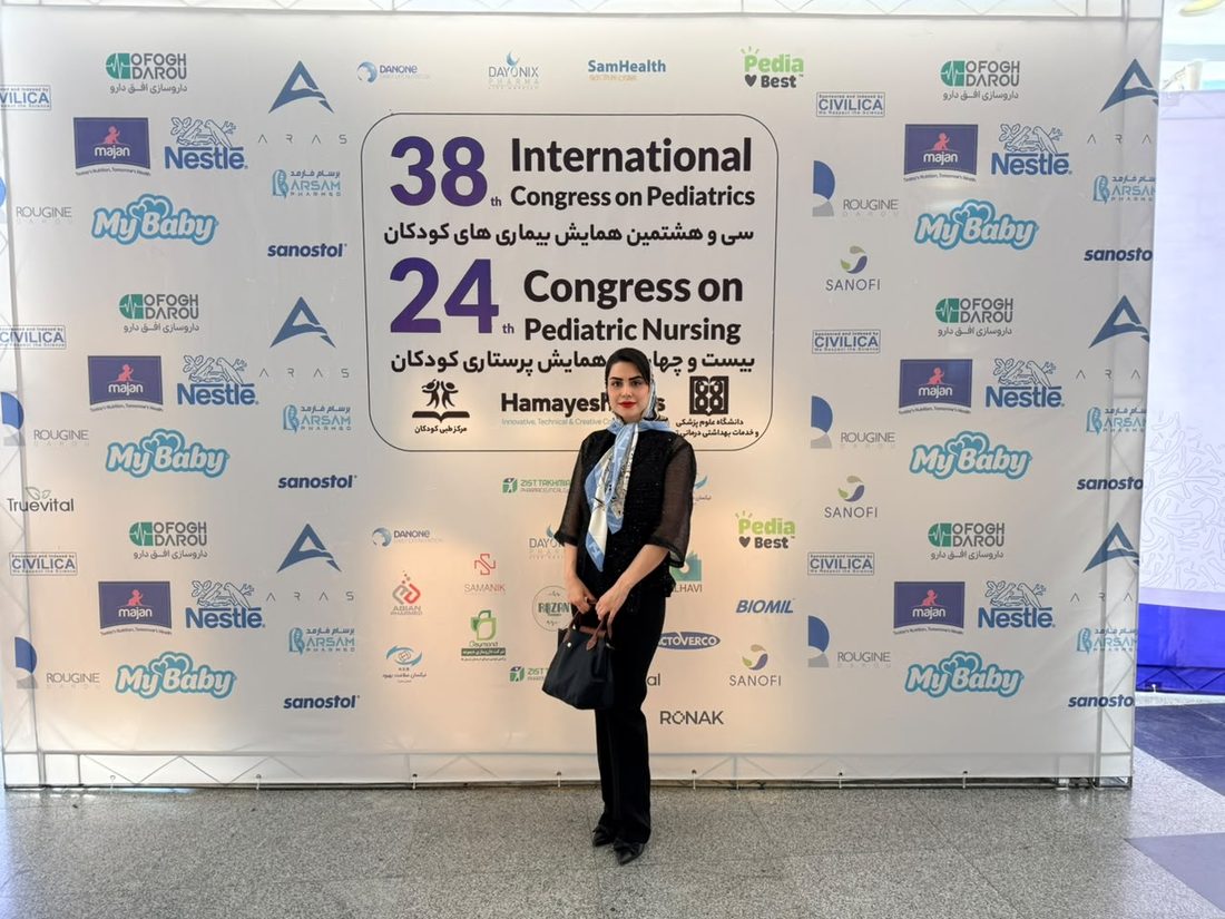Dr Vida Kahani at the 38th International Congress on Pediatrics